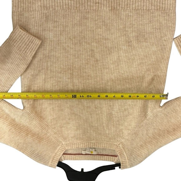 BODEN Ivory Fluffy Queensberry Sweater oatmeal alpaca blend US 10 - Picture 12 of 13